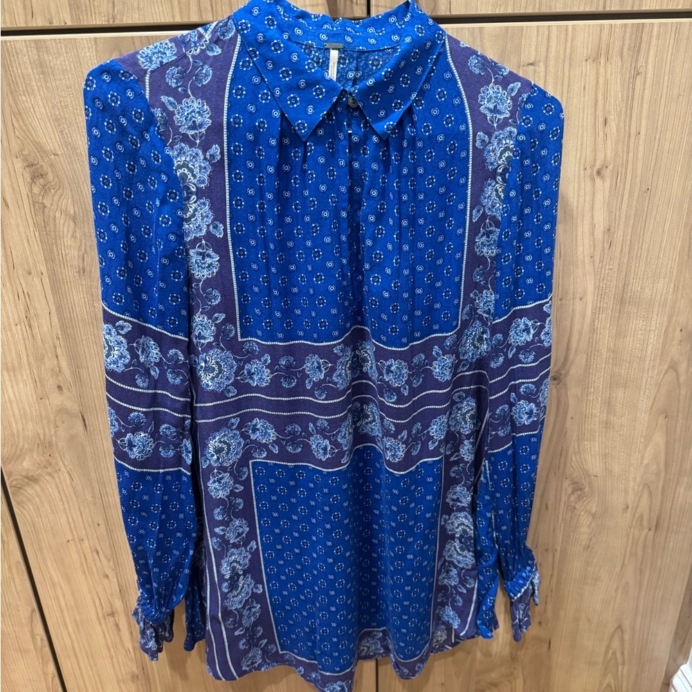 Free People Paisley Blouse